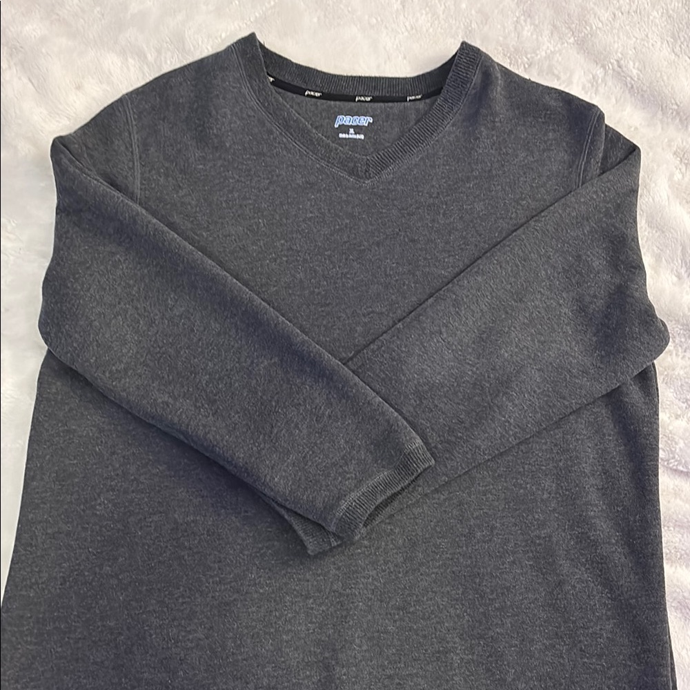 Acer Men's Charcoal V-Neck Sweater